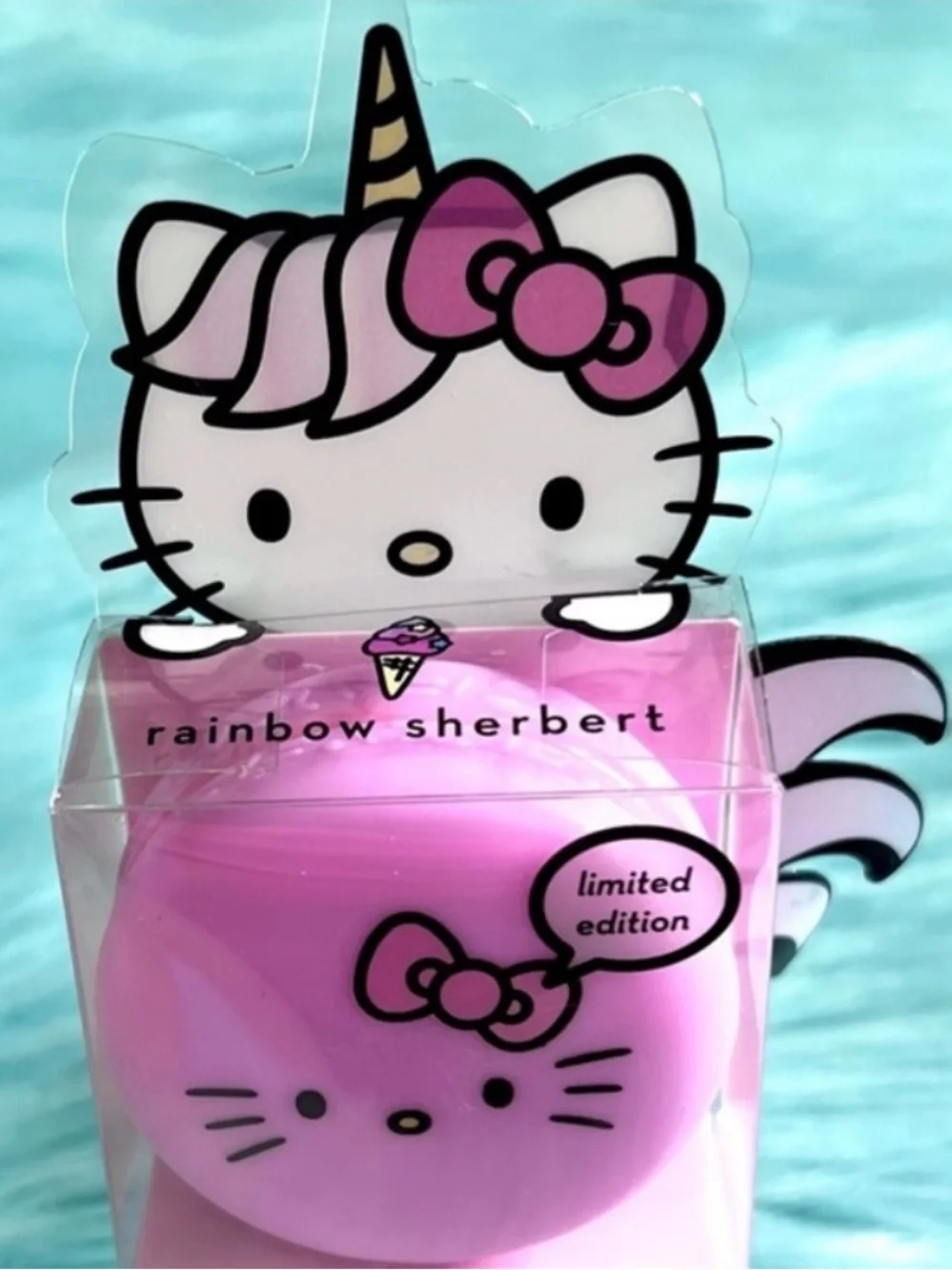 Crème Shop X Sanrio Rainbow Sherbet Hello Kitty Limited Edition Lip Balm